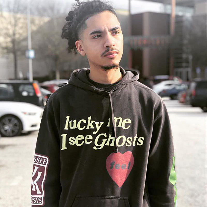 Lucky Me I See Ghosts Hoodie