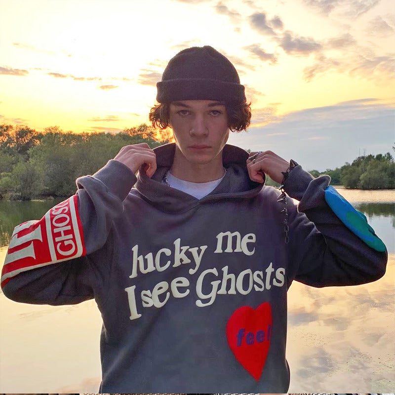 Lucky Me I See Ghosts Hoodie