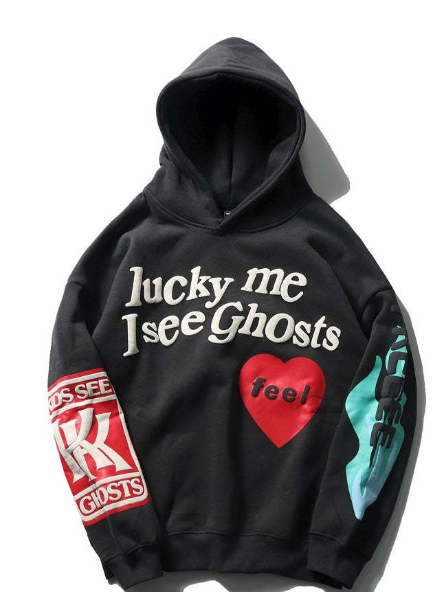 Lucky Me I See Ghosts Hoodie