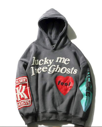 Lucky Me I See Ghosts Hoodie